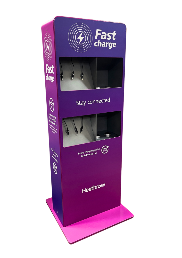 Tensator Charging Station Heathrow Airport